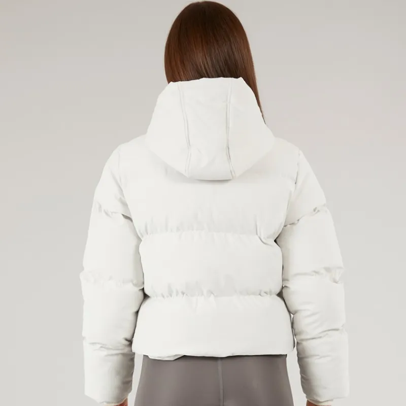 Hot Dame Storm Cuff Kort Puffer Jakke Sten Dame Jakker Og Frakker·Jakker Og Frakker