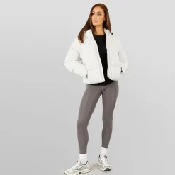 Hot Dame Storm Cuff Kort Puffer Jakke Sten Dame Jakker Og Frakker·Jakker Og Frakker