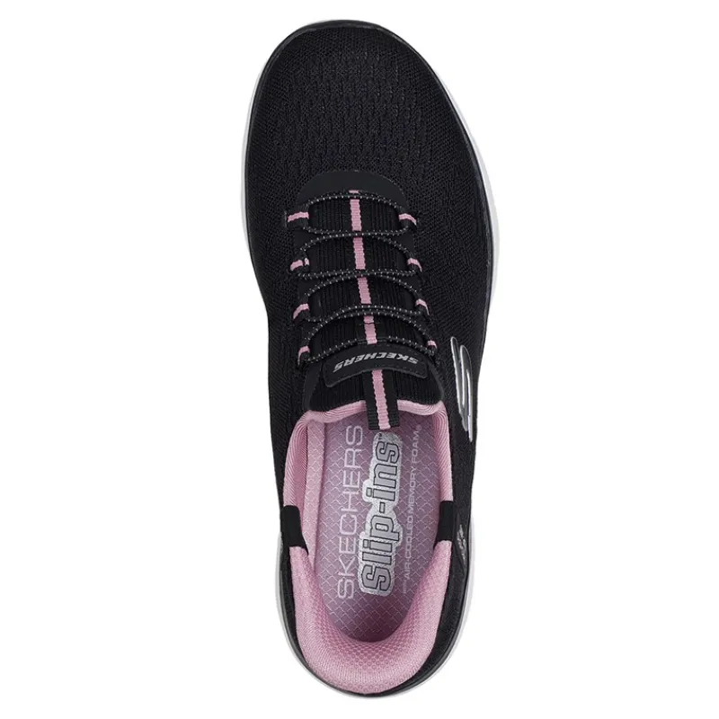 Best Dame Summits Drømmesøger Slip-In Sneakers Black & Purple/Mauve Dame Sneakers|Sneakers