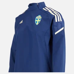 Sale Dame SVFF Sverige Hybrid Top Team Navy Blue/​Easy Yellow Dame Træning|Overdele