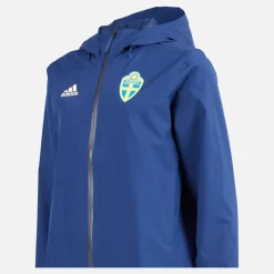 Discount Dame SVFF Sverige Vandtæt Storm Jakke Team Navy Blue/​Easy Yellow Dame Jakker Og Frakker·Jakker Og Frakker|Jakker Og Frakker·Lette Jakker