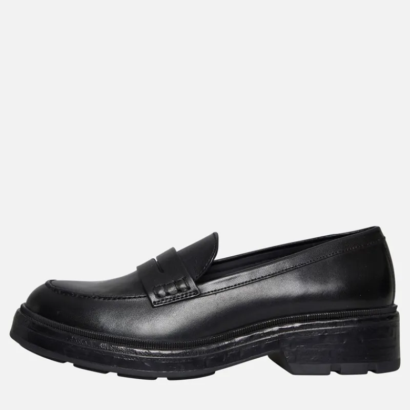 Clearance Dame Swelen Chunky Loafers Sort Dame Sko|Sko