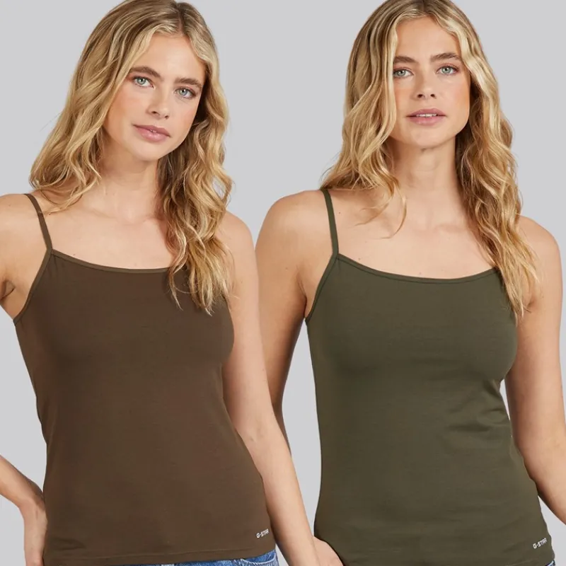 Outlet Dame to pak vest Forest Night/Wren Dame Multipakker·Overdele|Overdele·Veste