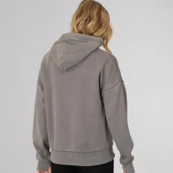 Online Dame Trait Hættetrøje Grafit Grå Dame Hættetrøjer Og Sweatshirts·Hættetrøjer