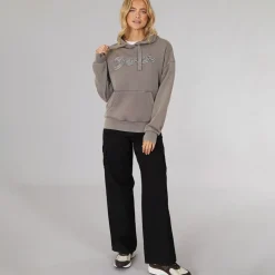 Online Dame Trait Hættetrøje Grafit Grå Dame Hættetrøjer Og Sweatshirts·Hættetrøjer