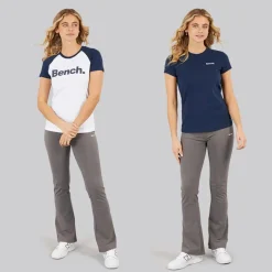 Online Dame T-shirts Nerissa Topak Hvid/​Blå Dame Multipakker·Overdele|Overdele·T-Shirts
