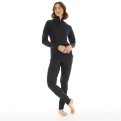New Dame Unite 360 Termisk Baselayer Sæt Sort Dame Udendørs