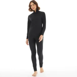 New Dame Unite 360 Termisk Baselayer Sæt Sort Dame Udendørs