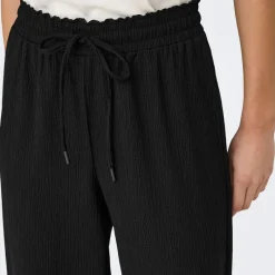 Clearance Dame vide ben bukser Sort Dame Jeans, Bukser Og Leggings·Bukser