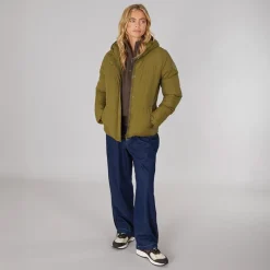 Discount Dame Willah Kort Dunjakke Mørk Oliven Dame Jakker Og Frakker·Jakker Og Frakker|Jakker Og Frakker·Lette Jakker