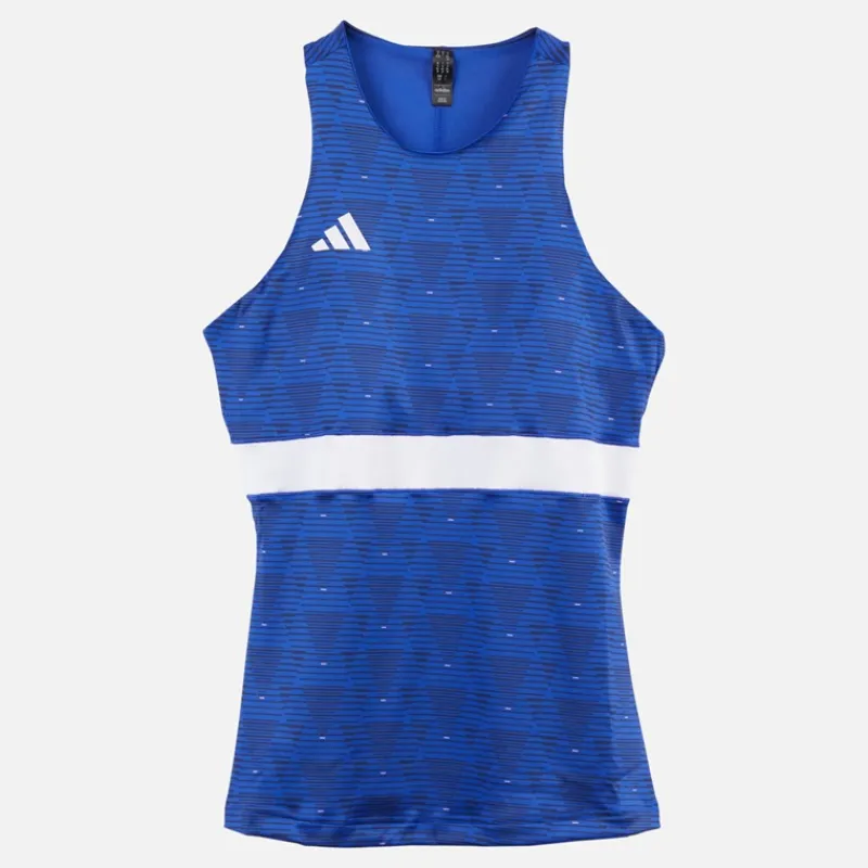 Outlet Dame Y-Tank Heat.Rdy Trænings T-shirt Semi Lucid Blue/Hvid Dame Træning|Overdele