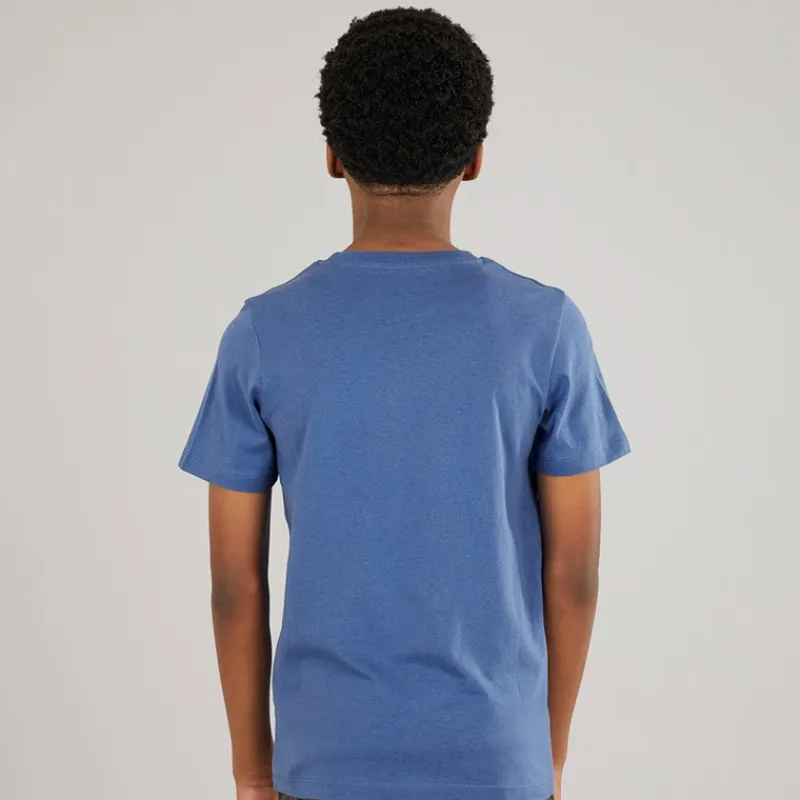Outlet Drenge Atfal Tre Pakke T-shirts Colbalt Blå / Hvid / Navy Print Multipakker|T-Shirts Og Undertrøjer