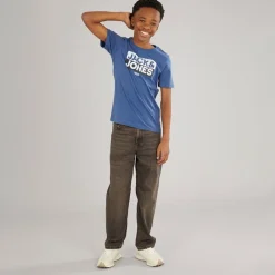 Outlet Drenge Atfal Tre Pakke T-shirts Colbalt Blå / Hvid / Navy Print Multipakker|T-Shirts Og Undertrøjer