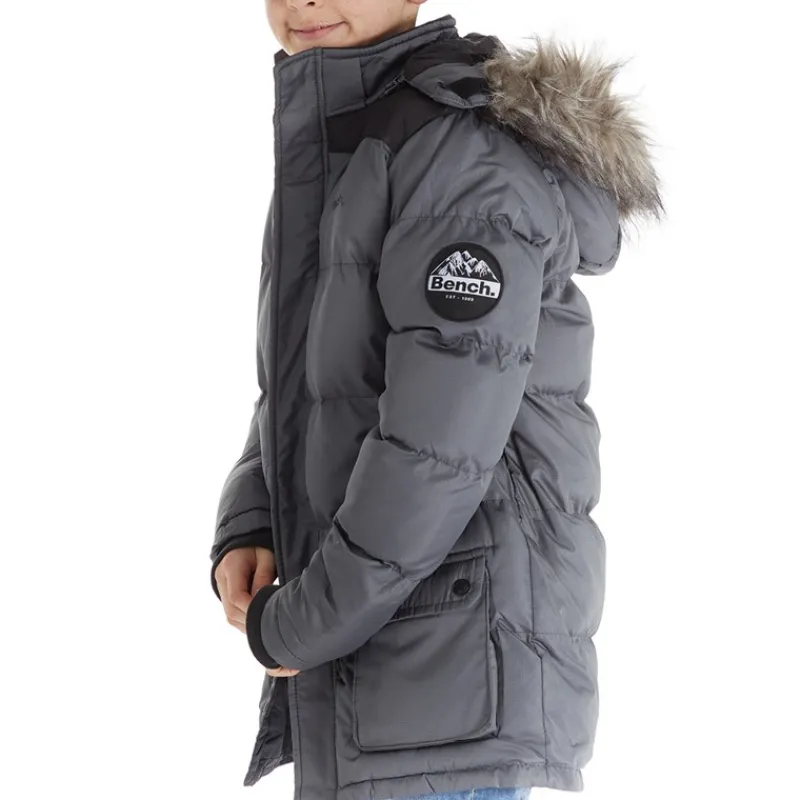 Best Drenge Axel Paddet Parka Stålgrå Jakker Og Frakker