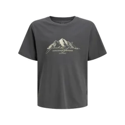 Best Drenge Bjerg To Pak T shirts Silver Mink/​Asphalt Multipakker|T-Shirts Og Undertrøjer