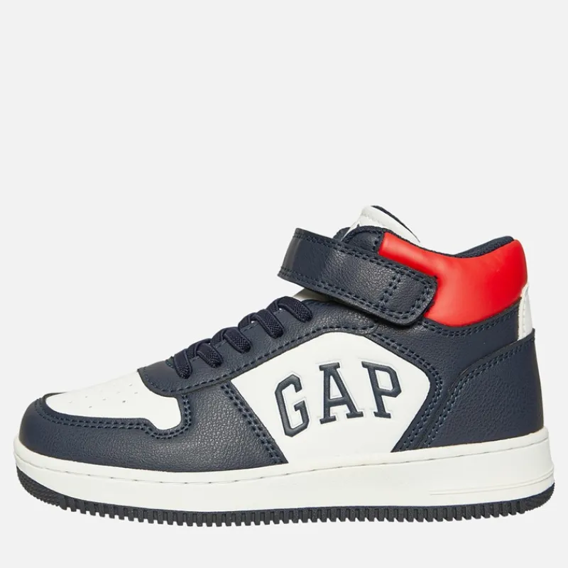 Discount Drenge Boston Mid Træningssko Navy/Rød Sneakers|Sneakers
