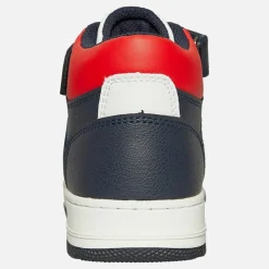 Discount Drenge Boston Mid Træningssko Navy/Rød Sneakers|Sneakers