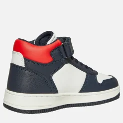 Discount Drenge Boston Mid Træningssko Navy/Rød Sneakers|Sneakers