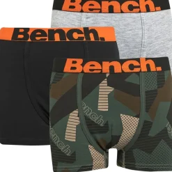 Best Drenge Boxer Shorts 3-pak Digi Camo/​Sort/​Grå Melange Undertøj|Multipakker