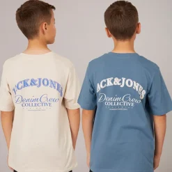 Sale Drenge Brandes Ryg To Pakke T-shirts Moonbeam /​ Ocean View Multipakker|T-Shirts Og Undertrøjer