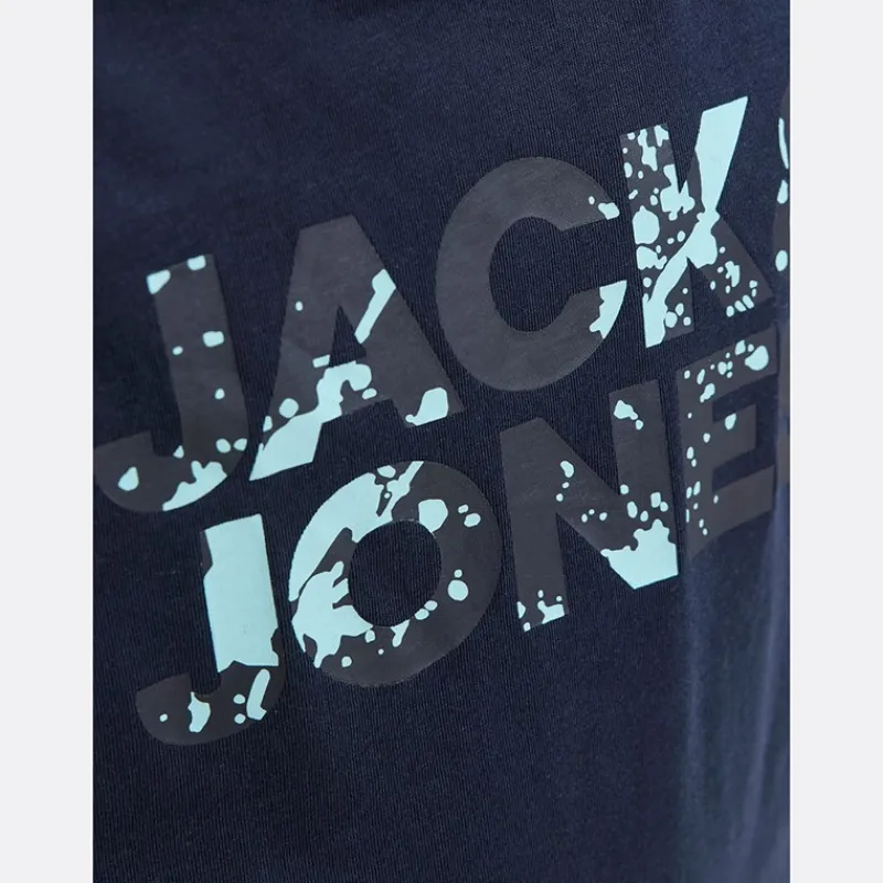 Outlet Drenge Bryan Corp Logo T-shirt Sky Captain/Splash T-Shirts Og Undertrøjer
