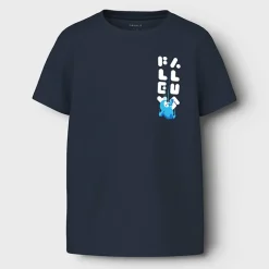 Discount Drenge Fall Guys Abner T-shirt Navy Blazer Dine Yndlings Tegnefilm|T-Shirts Og Undertrøjer