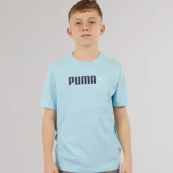 Drenge Grafik T-shirt Aqua Tøj|T-Shirts Og Undertrøjer
