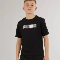 Drenge Grafik T-shirt Black Tøj|T-Shirts Og Undertrøjer