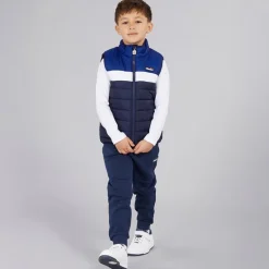 Discount Drenge Jacob Vest T Shirt Og Joggingbukser Sæt Navy Tøj|Sæt