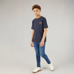 Discount Drenge lige jeans mellem vask Jeans Og Bukser