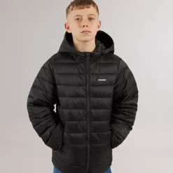 Drenge Logan Puffer Jakke Sort Jakker Og Frakker