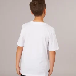 Discount Drenge Logo T-Shirt Hvid Print/​Navy Blazer/​Ægte Rød T-Shirts Og Undertrøjer