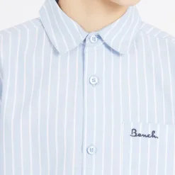 Drenge Lomous skjorte og chino shorts sæt blå og hvid stribet/navy Blue & White Stripe / Navy Shorts|Sæt