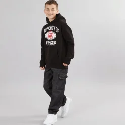 Best Drenge Løstsiddende Cargo Jeans Antracit Jeans Og Bukser