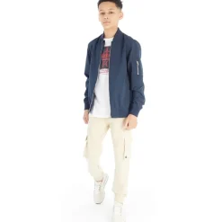 New Drenge Mash Bomberjakke Blå Blazer Jakker Og Frakker