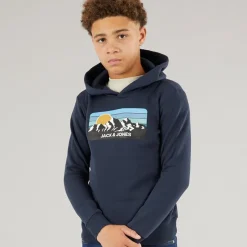 New Drenge Peak Hættetrøje Navy Hættetrøjer Og Sweatshirts