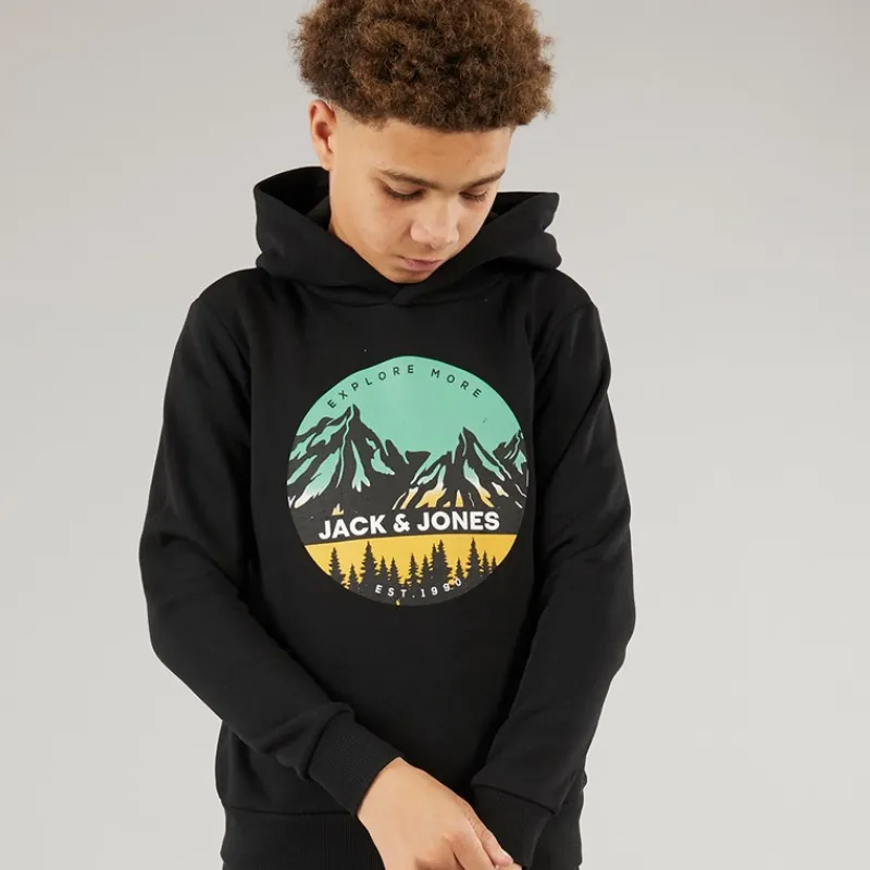 Discount Drenge Peak Hættetrøje Sort Hættetrøjer Og Sweatshirts