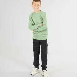 Clearance Drenge Ripstop Cargo Bukser med Elastik Z865 Jet Sort Jeans Og Bukser