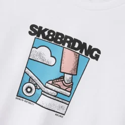 Outlet Drenge Saldur T-shirt Hvid T-Shirts Og Undertrøjer