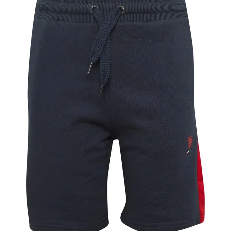 Hot Drenge Sliced Side Shorts af jerseystof Blå Shorts
