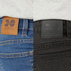 Hot Drenge Slim To Pak Jeans Mellem Vask/Sort Vasket Multipakker|Jeans Og Bukser