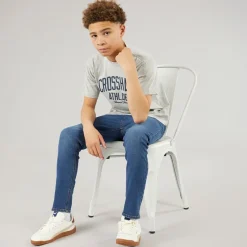 Hot Drenge Slim To Pak Jeans Mellem Vask/Sort Vasket Multipakker|Jeans Og Bukser