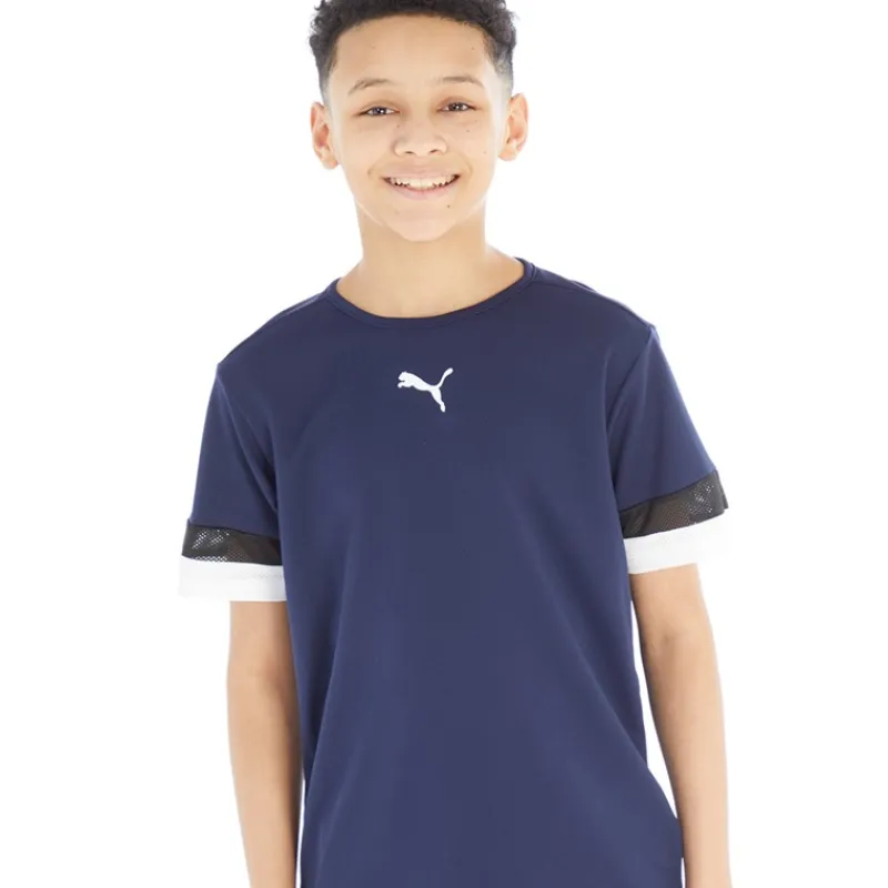 Discount Drenge teamRISE Sport træningstrøjer Blå Tøj|T-Shirts Og Undertrøjer
