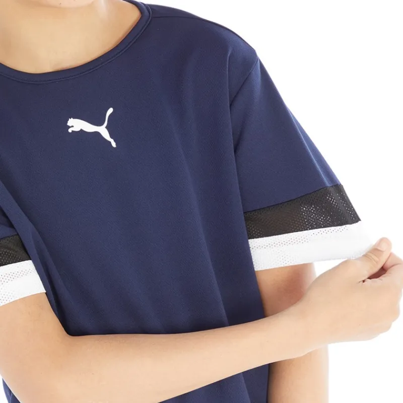 Discount Drenge teamRISE Sport træningstrøjer Blå Tøj|T-Shirts Og Undertrøjer