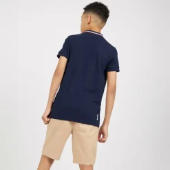 Outlet Drenge Trilson Polo Shirt og Chino Shorts Sæt Blå/​Sten Shorts|Sæt
