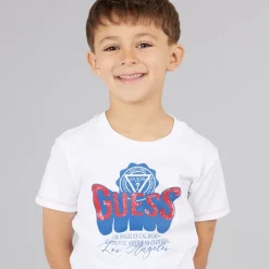 Online Drenge T-shirt Pure White T-Shirts Og Undertrøjer