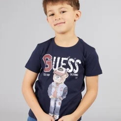 Clearance Drenge T-shirt Smart Blue T-Shirts Og Undertrøjer