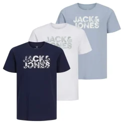 Best Dre pakke T-shirts med blomsterprint til Drenge Hvid/Ashley Blå/Marineblå Multipakker|T-Shirts Og Undertrøjer