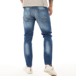 Clearance Herre Tranfold Slim Fit Jeans Stonewash Jeans Og Bukser·Slim Jeans|Jeans Og Bukser·Jeans
