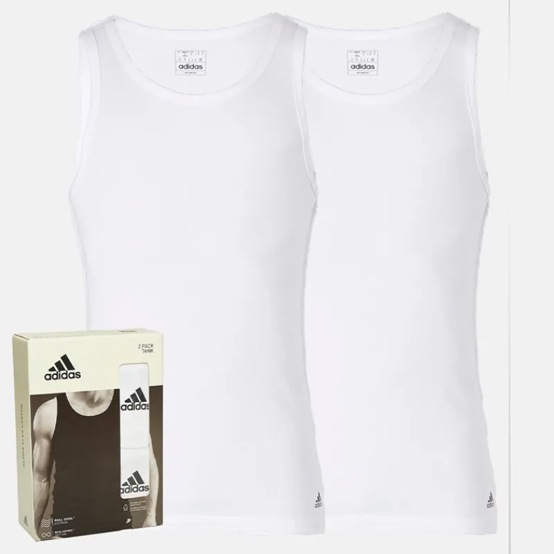 Discount Herre Active Flex Bomuld To Pak Vest T-Shirts Og Undertrøjer|T-Shirts, Poloer Og Skjorter·Multipakker